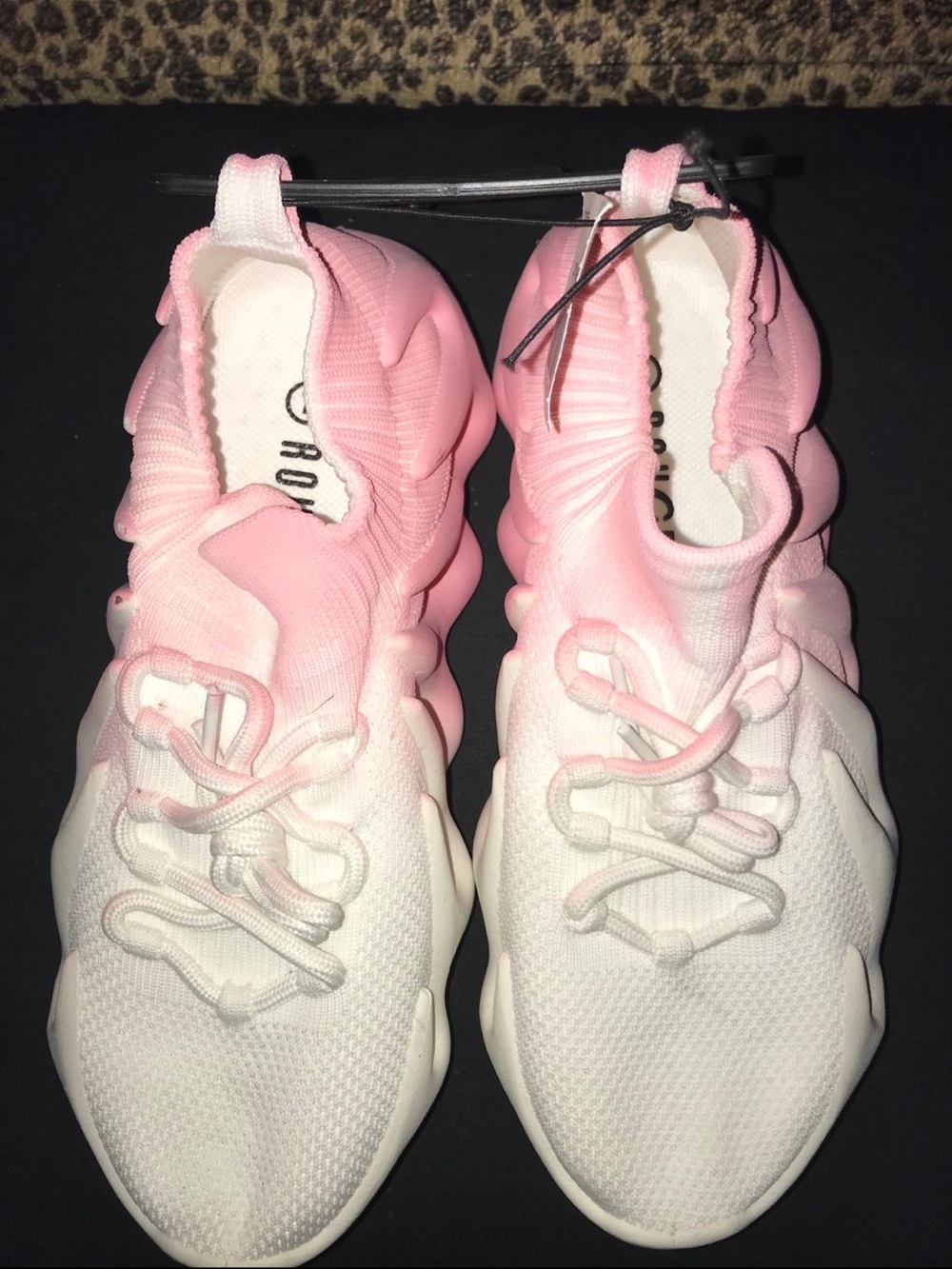 Rouge Helium Woman Pink & White Sport Sneakers